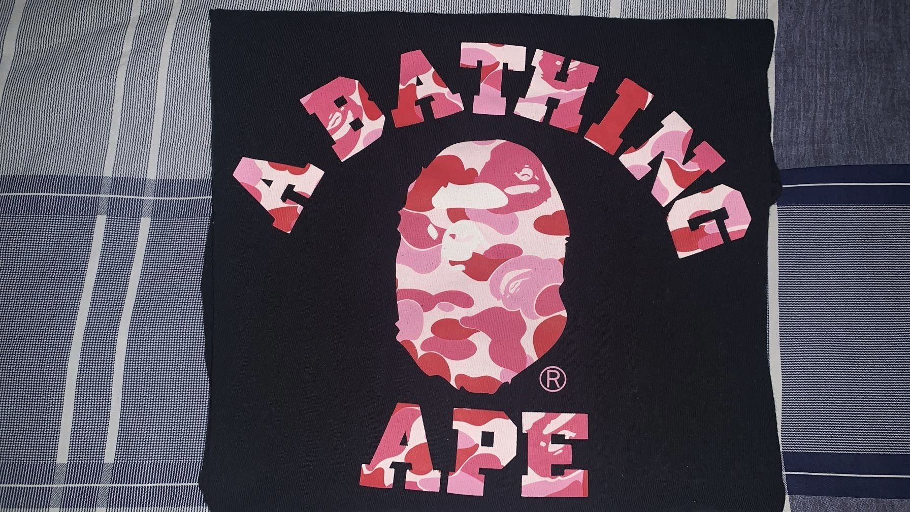 BAPE ABC CAMO COLLEGE TEE