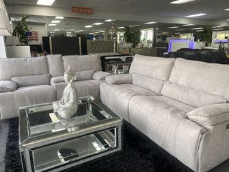 🇺🇸PRE LABOR DAY SALE🇺🇸 Beautiful Power Head And Foot Recliner Sofa And Love Sets Now Up To 50% Off Starting At $1,199 