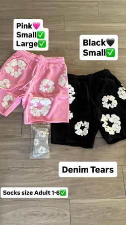 Denim tear shorts