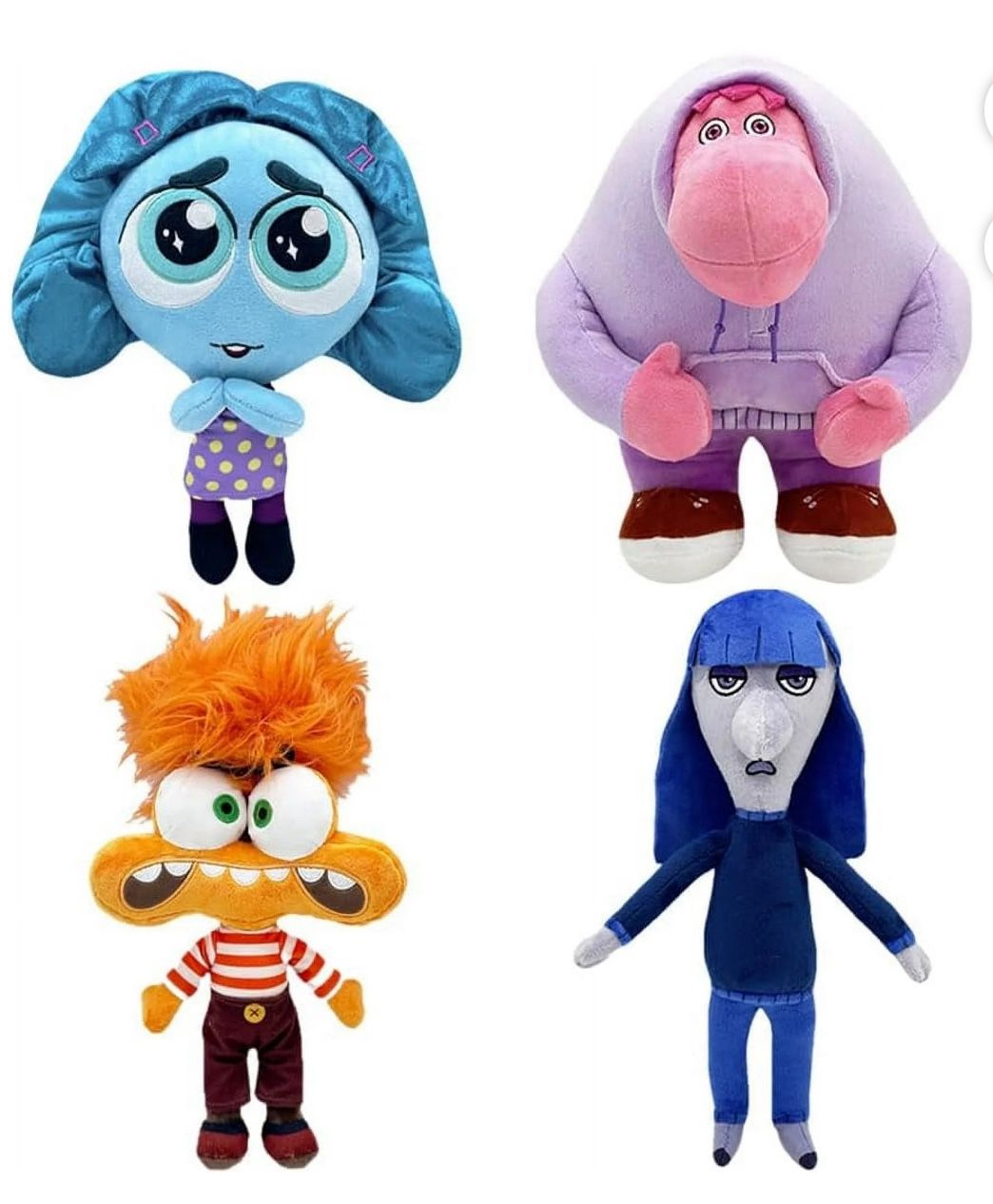 Inside Out 2 Plushies 4pcs