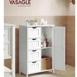 Wooden Floor Cabinet For Storage Bathroom Or Home Decor