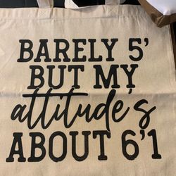 Barley 5’ but my attitudes about 6’1