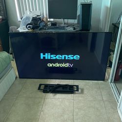 73” Hisense Android Tv. 