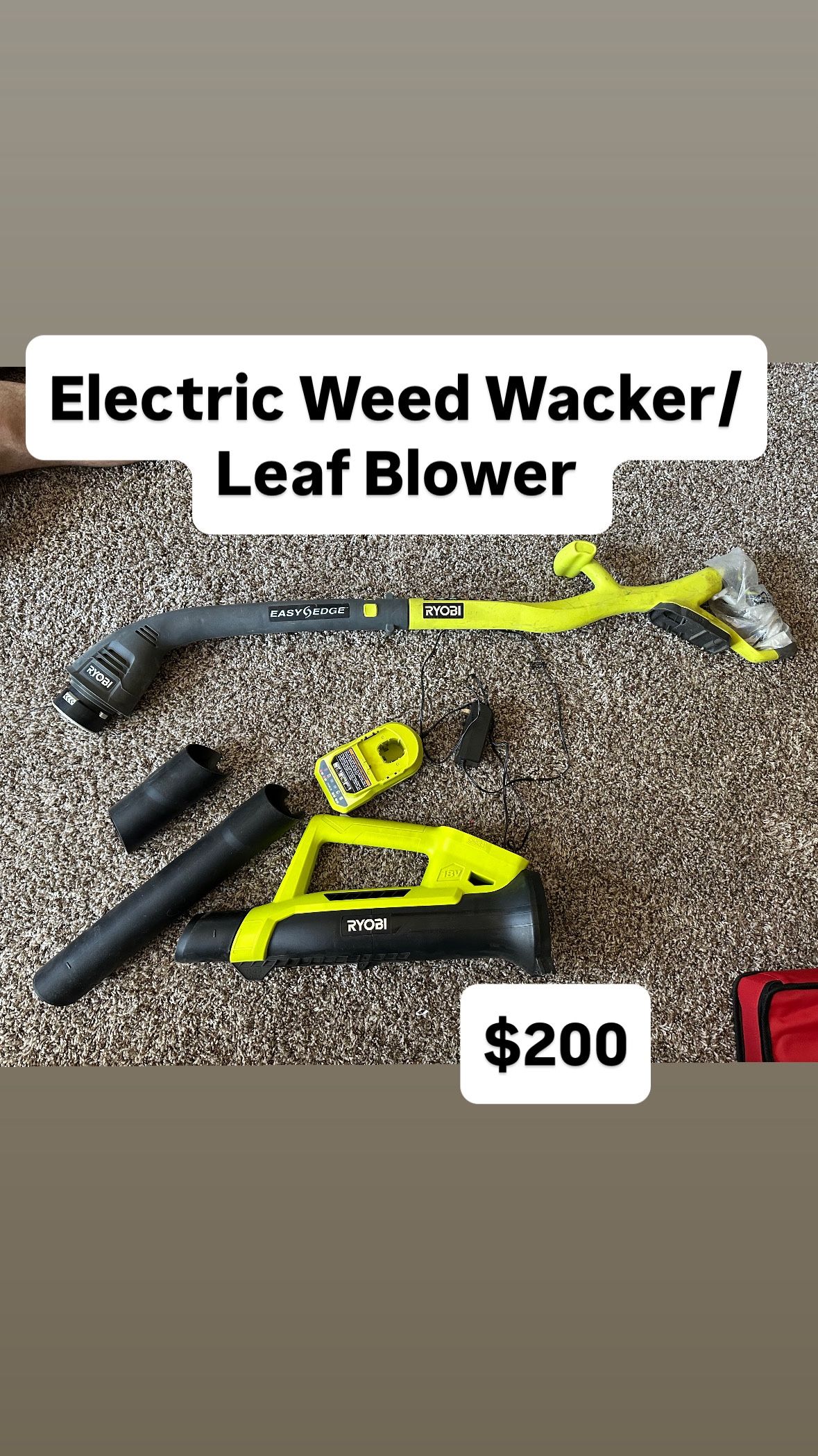 Weed Wacker And Leaf Blower Used