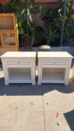 Antique, solid wood, beautiful nightstands