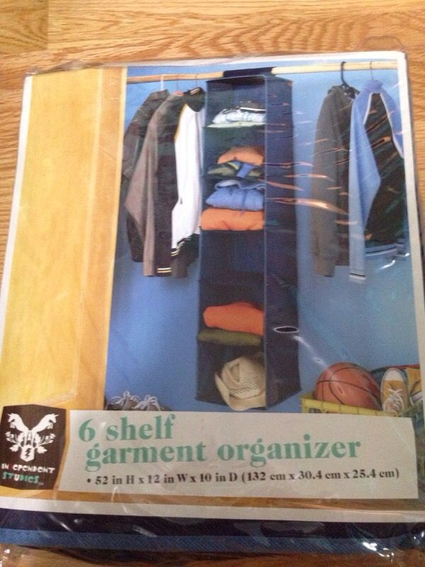 New six shelf closet organizer