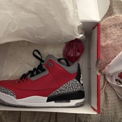 Fire Red 3s Brand New 