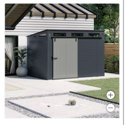 Suncast Modernist 10 ft x 7 ft. Sliding Door Storage Shed