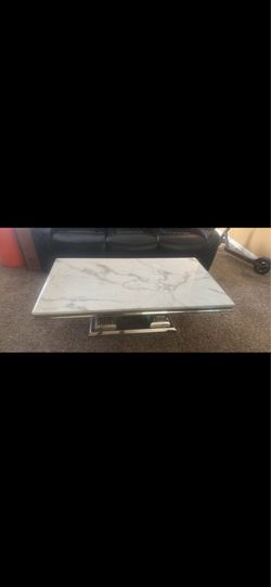 Large marble coffee table
