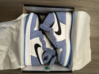 Jordan 1 University Blue 5Y 6.5 women’s 