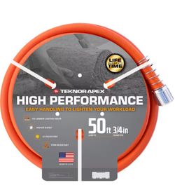 Teknor Apex High-Performance 3/4 in x 50 ft. Kink Resistant, Durable Contractor Grade Garden Hose