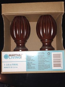 Martha Stewart Living Antique Mahogany For Poles And Rod