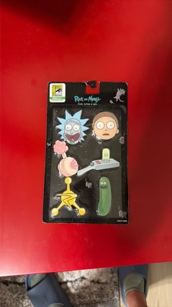 Rick and Morty Acrylic Button 6 Pack SDCC 2018