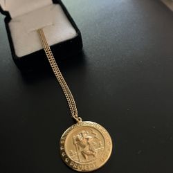 Jewels By Lux Gold Filled St. Christopher 24 In