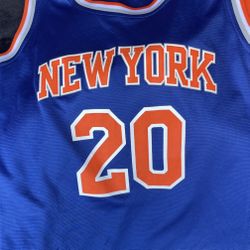 New York Knicks ( #20 Kevin Knox ) kids youth size Medium ( price $35 )