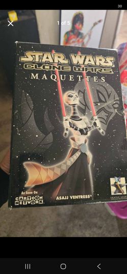 2004 Star Wars Clone Wars Asajj Ventures Maquette