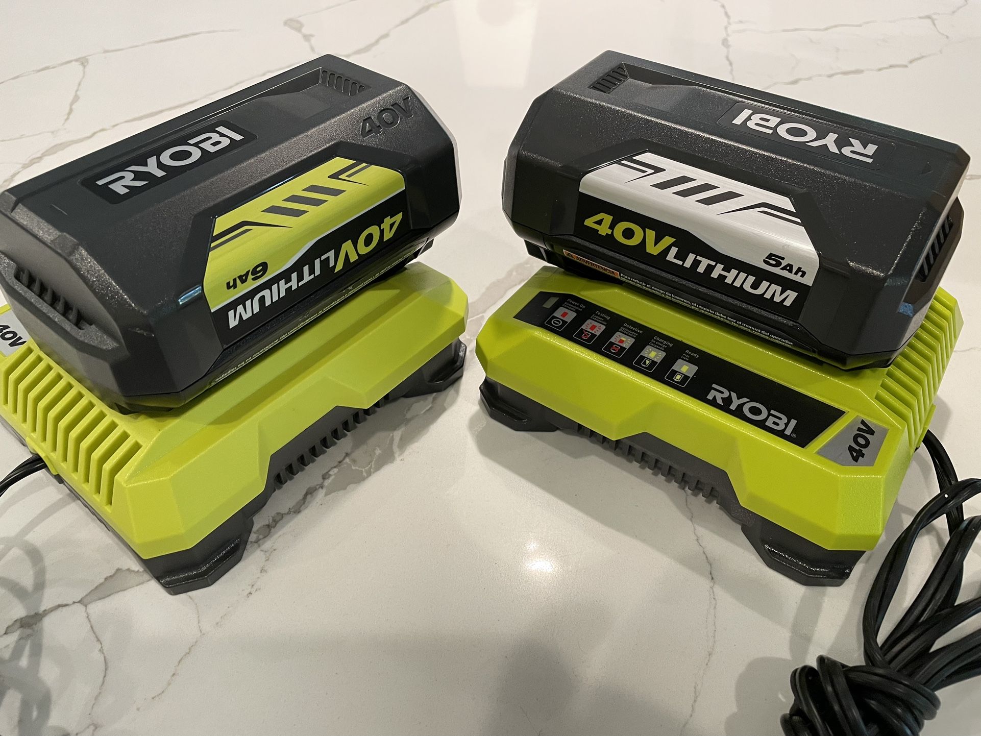 RYOBI Mower BATTERIES AND CHARGERS for Sale in Bonney Lake, WA OfferUp