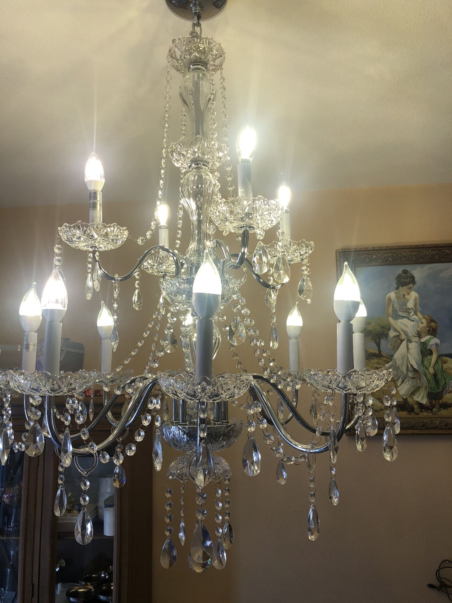 Beautiful chandelier for a beautiful home