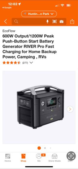 Eco flow battery generator