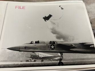 Ejection from an A3J Vigilante ground level with rocket assist 8X10