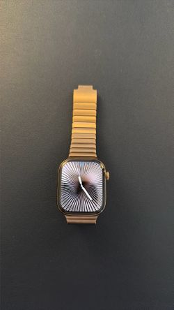 Apple Watch Series 10 GPS - 42mm Gold Titanium Case with Gold Link Bracelet