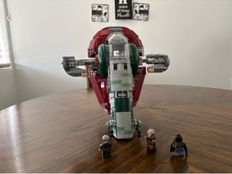 LEGO Star Wars Slave I 75243 98% Complete with 3 Minifigures (As Shown)