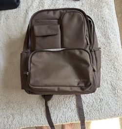 Itzy ritzy belong utility diaper bag backpack in mocha