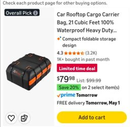 Cargo Rooftop ASINKING