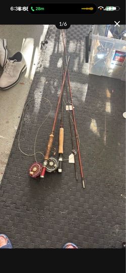 2 Fly Fishing poles and reels