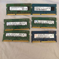 Laptop Ram DDR3 Lot  Read Description For Info
