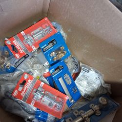 Locks ,Bathroom Hooks, Flat Corner Braces Ect.