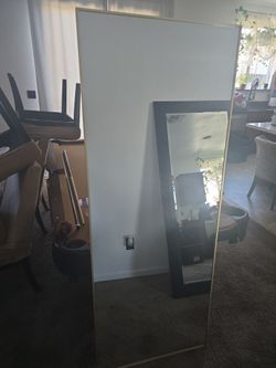 Tall Gold Mirror