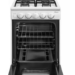 Amana 20 in. 2.6 cu. ft. Gas Range in White （4.3/394） Model# AGG222VDW