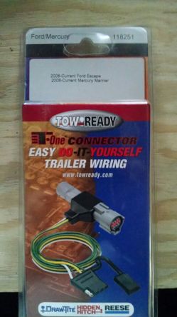 Trailer wiring Ford Escape