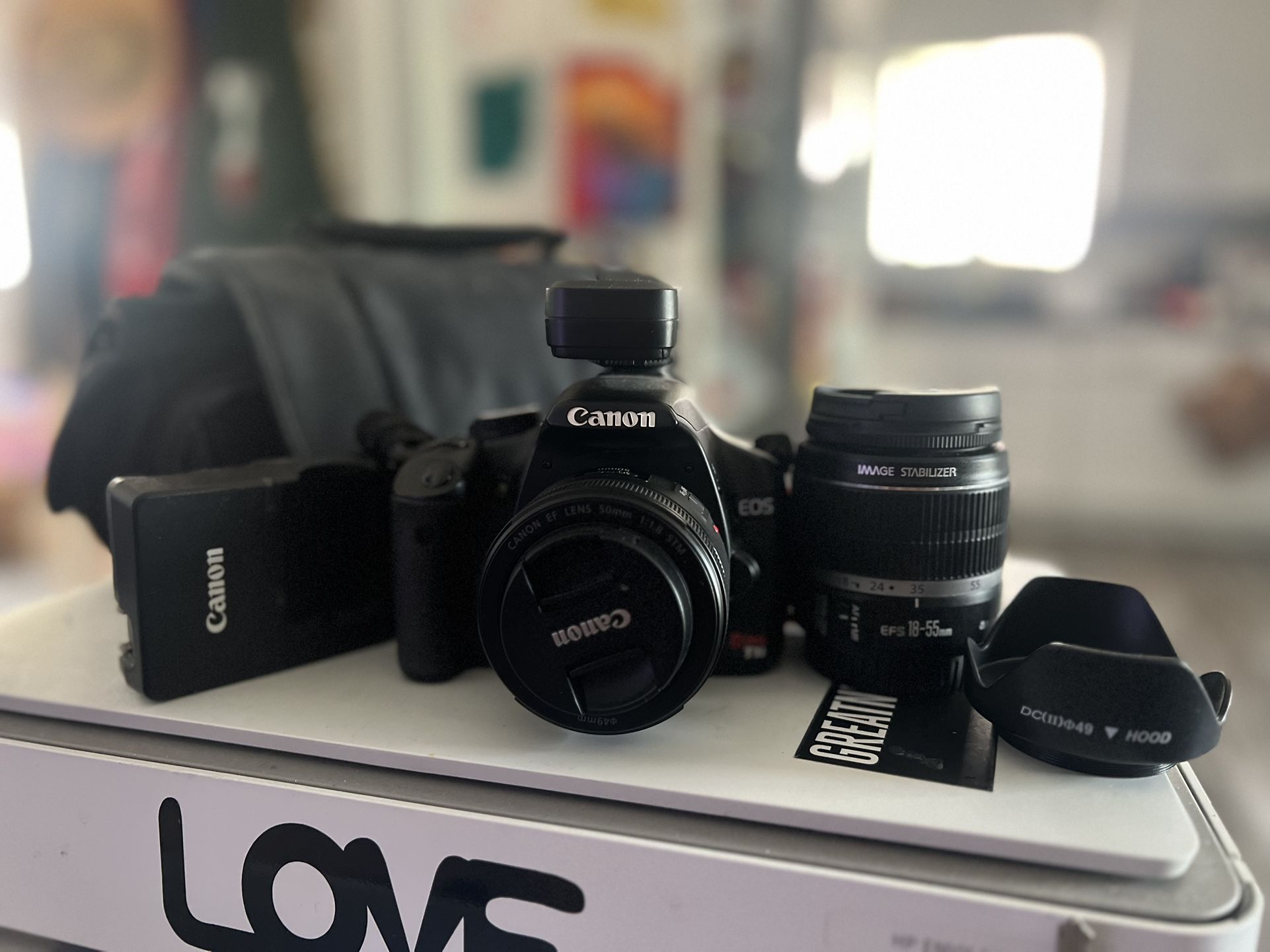 Canon T1i w/ Remote Flash Connector