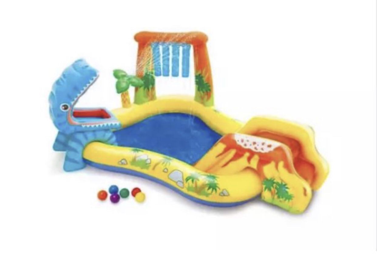 Pool Intex Inflatable Dinosaur Water Play Center Intex Dinosaur