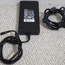 Genuine Dell AC/DC Adapter Model: GA240PE1-00 Output: 19.5VDC 12.3A P/N: FWCRC