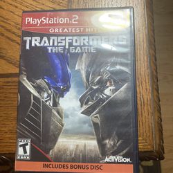 Transformers: The Game Greatest Hits (Sony PlayStation 2 PS2) W/ Bonus Disc