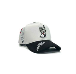 Two-Tone Bad Bunny Graphic Snapback Baseball Cap