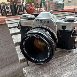 Vintage Canon AE1 - 35mm Film Camera 