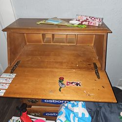 Three Drawer Dresser With Storage On Top