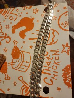 Cadena De Plata Gruesa