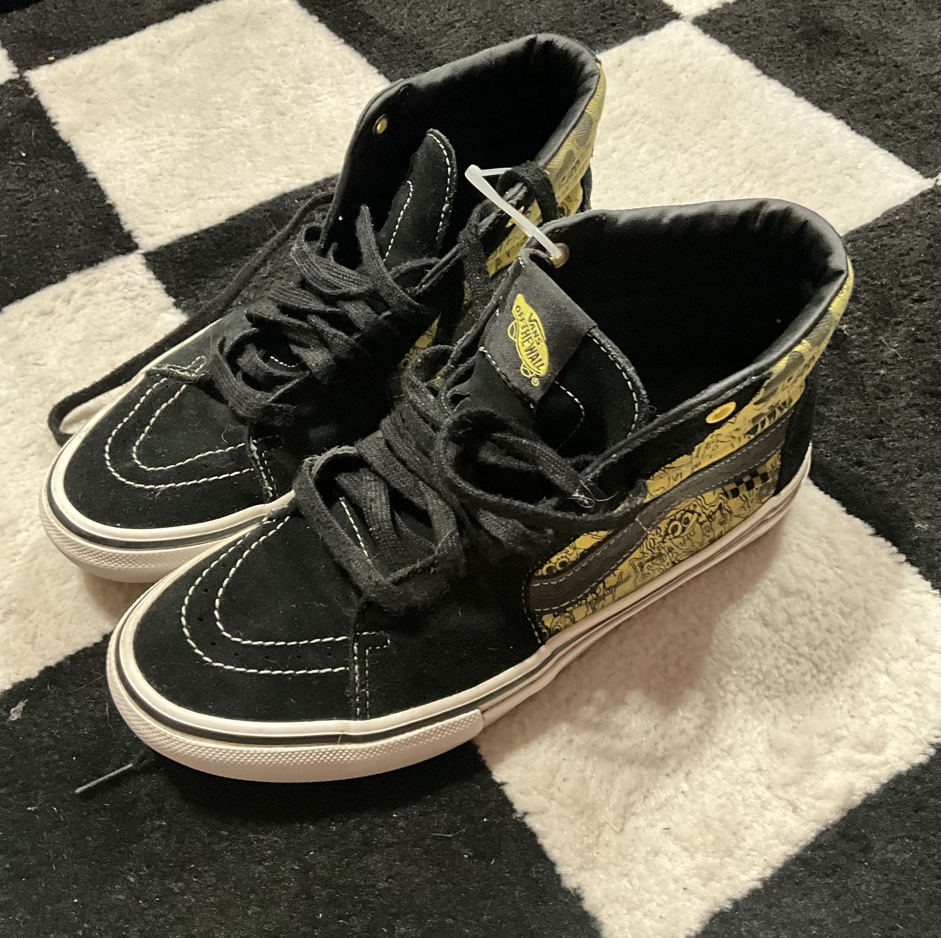 Vans Skate Sk8-HI SpongeBob X Gigliotti Men’s Size 8