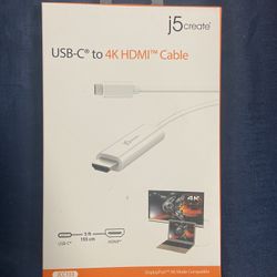USB-C® to 4K HDMI™ Cable
