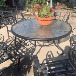 Iron Patio Set