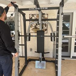 Golds Gym Smith Machine 