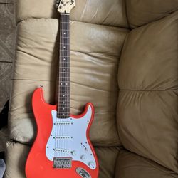 Squier Stratocaster Guitar With Gig Bag