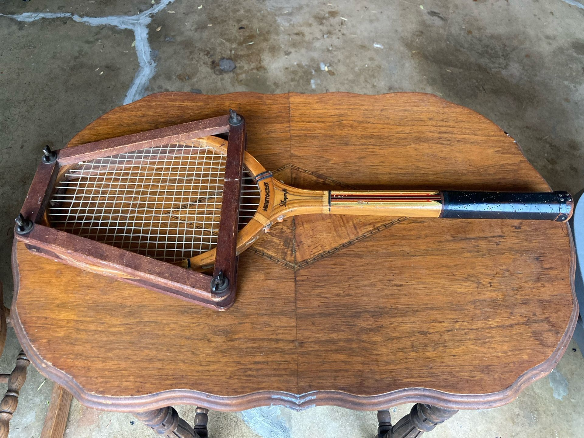 Vintage Aristocrat Maycraft Tennis Racket