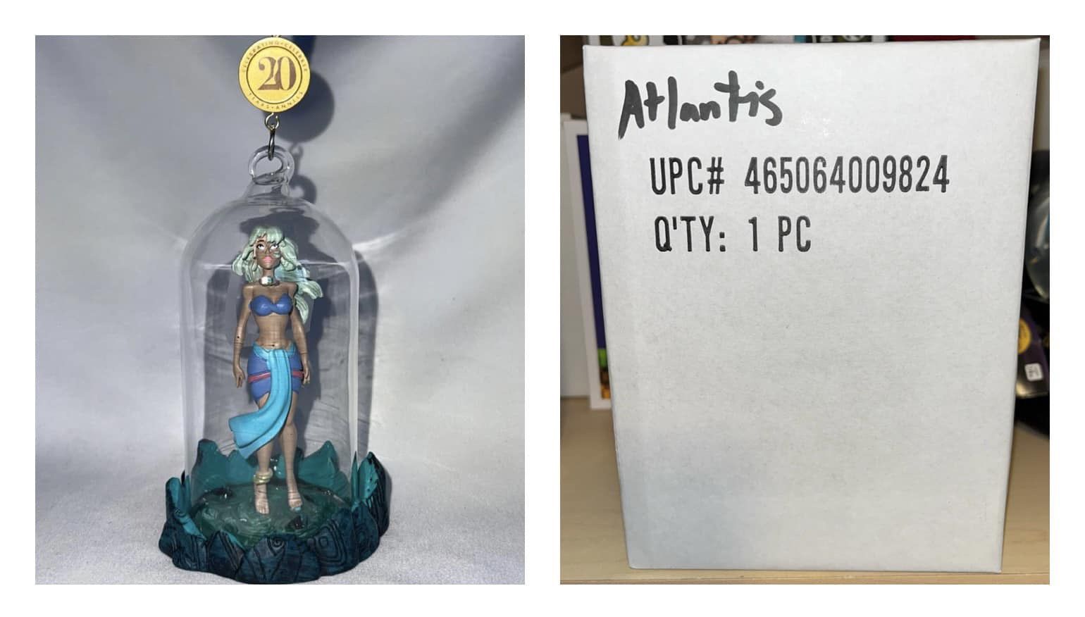 DISNEY Atlantis SKETCHBOOK ORNAMENT (NIB/NWT)