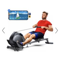 WELLFIT Rowing Machine#1, Magnetic Rower Machine for Home